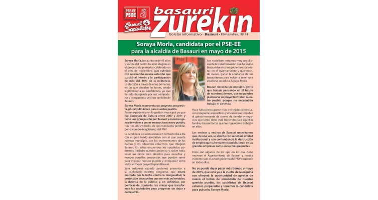 Boletín PSE-EE Basauri. Diciembre 2014
